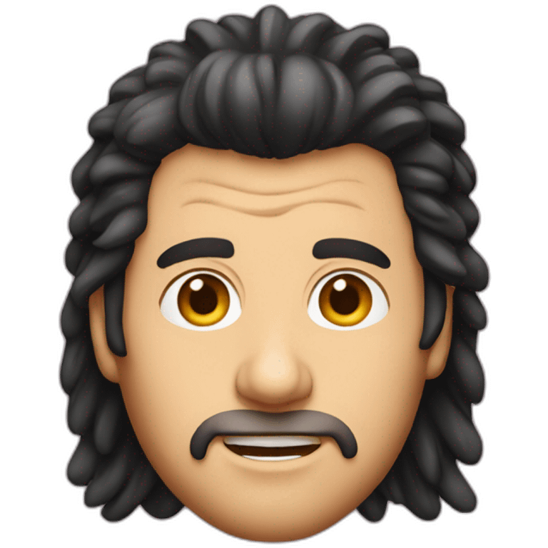 Adam Sandler with a mullet emoji