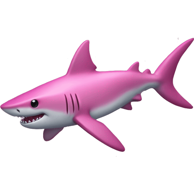 pink shark emoji