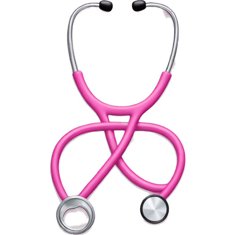 pink stethoscope  emoji