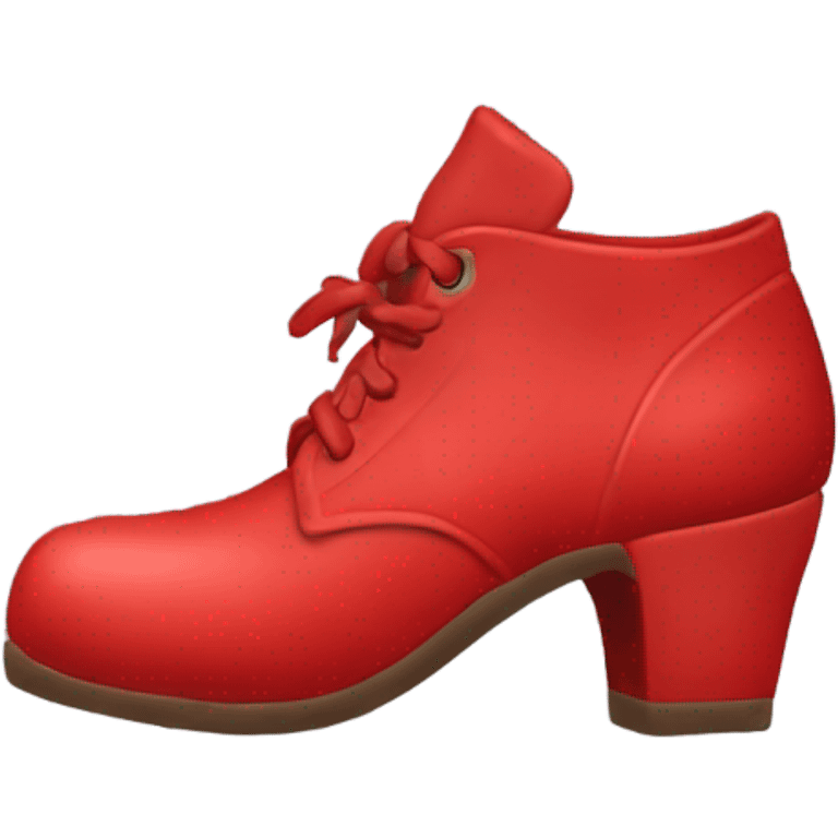 Zapatos tabi rojos  emoji