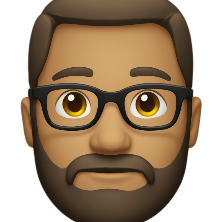 black-bold-glasses emoji