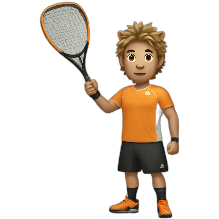 boar squash player emoji