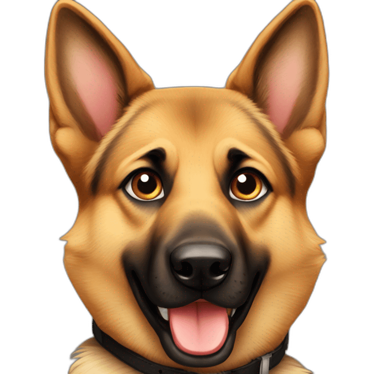 German shepard clueless emoji