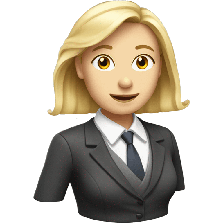 blonde headteacher emoji