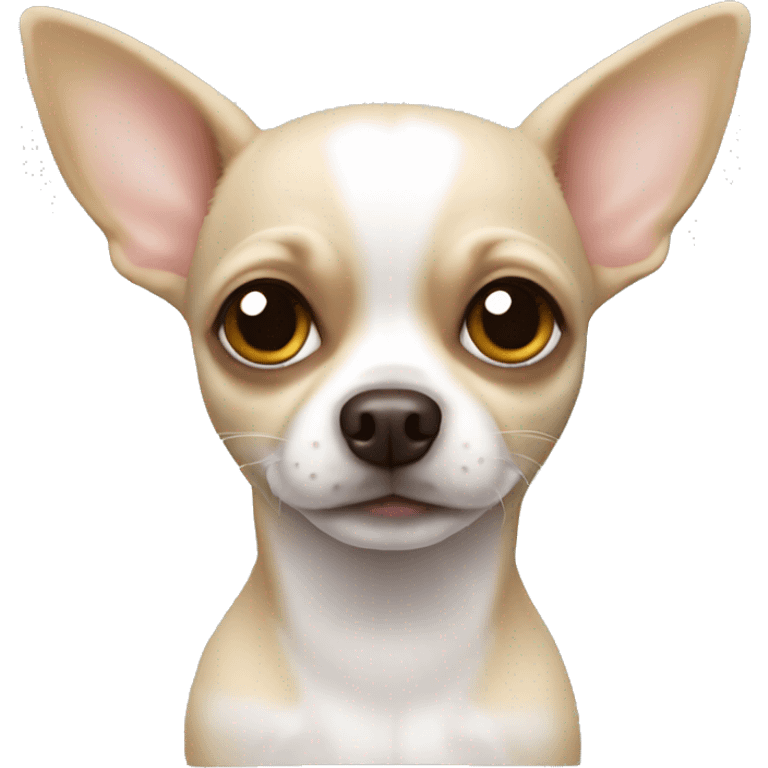 chihuahua white  emoji