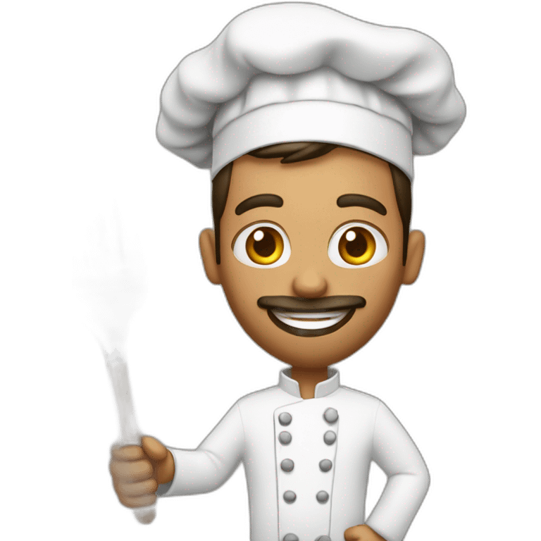 chef holding spatula emoji