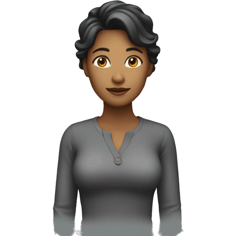 a woman standing emoji