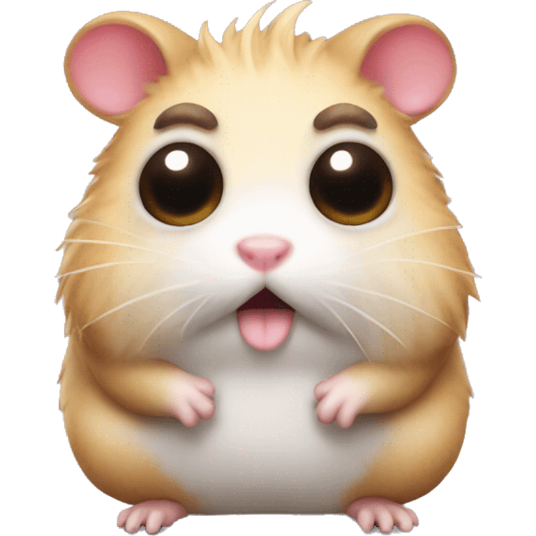 Poop monster hamster emoji