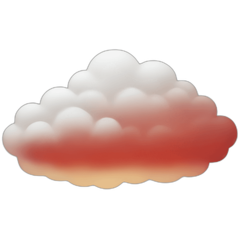 red cloud emoji