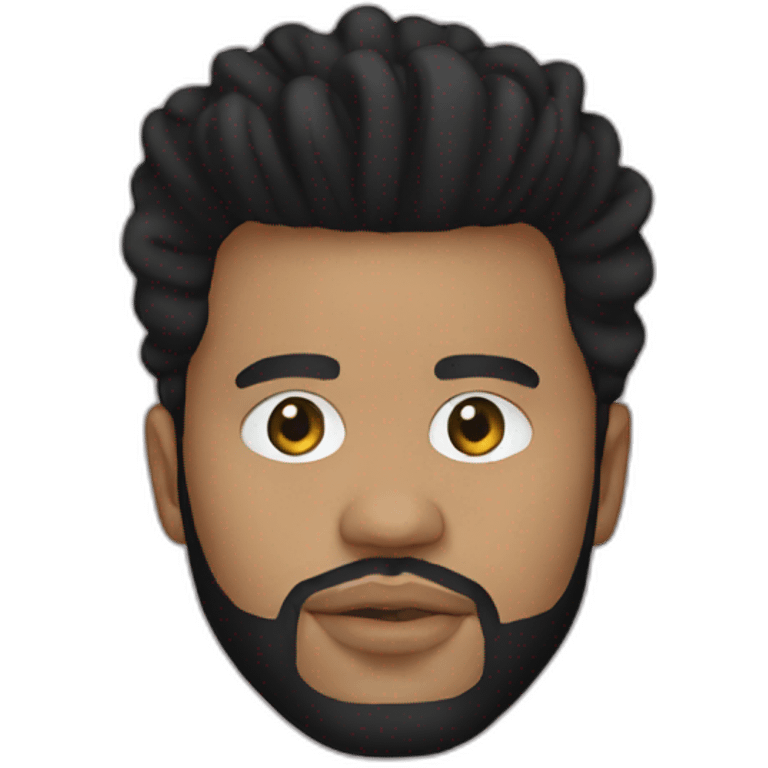 The weeknd emoji