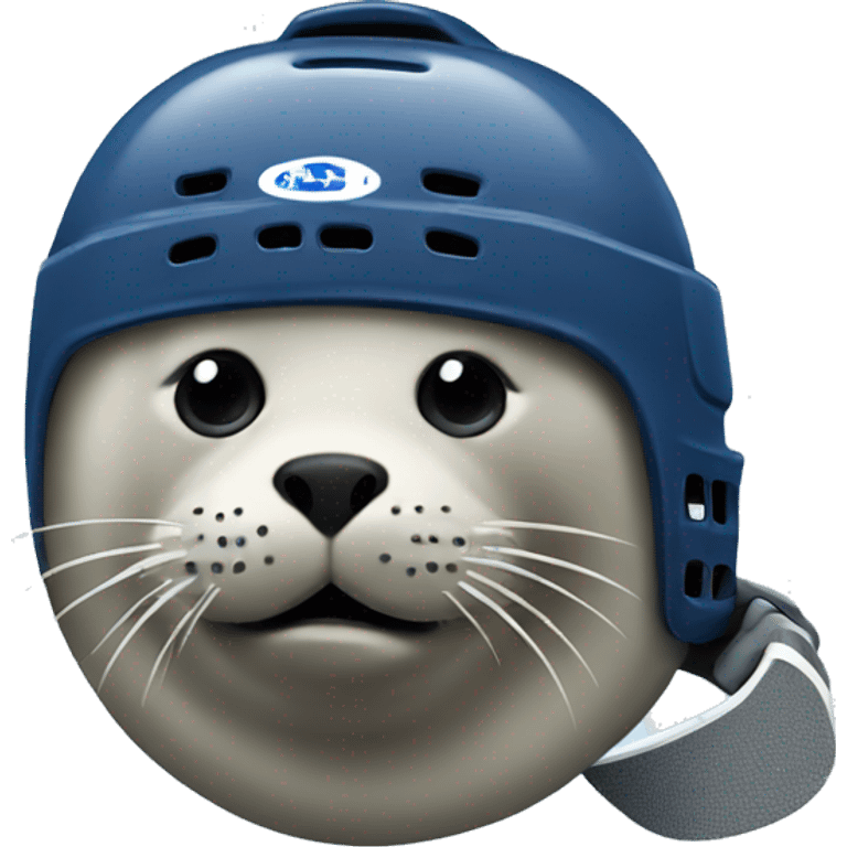 seal with hockey helmet emoji