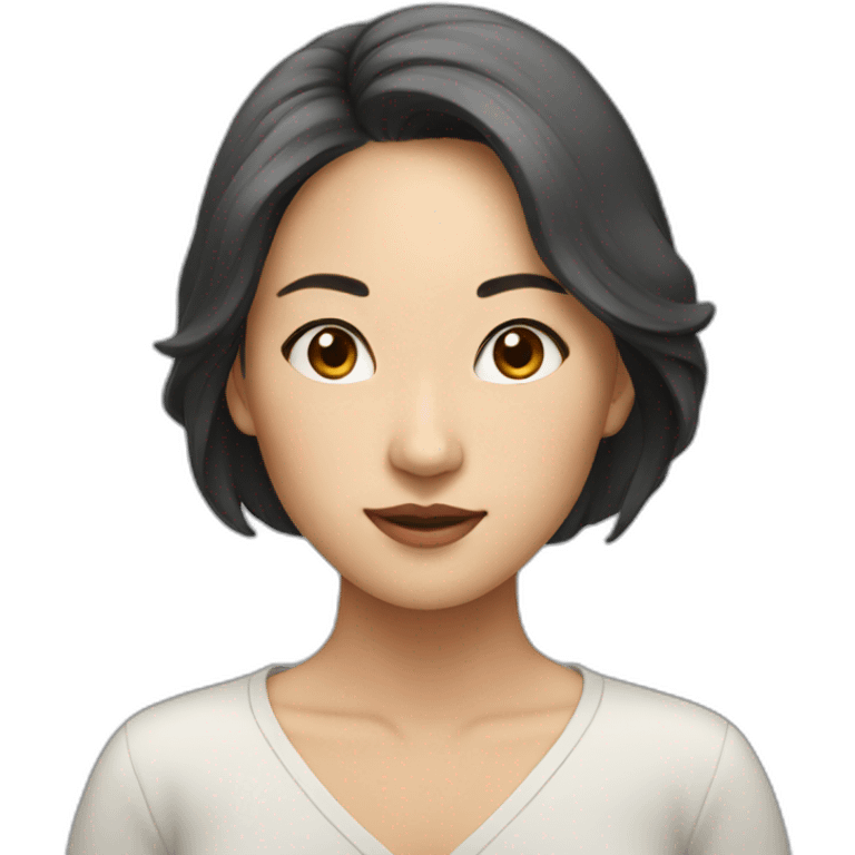 Beautiful Asian woman emoji