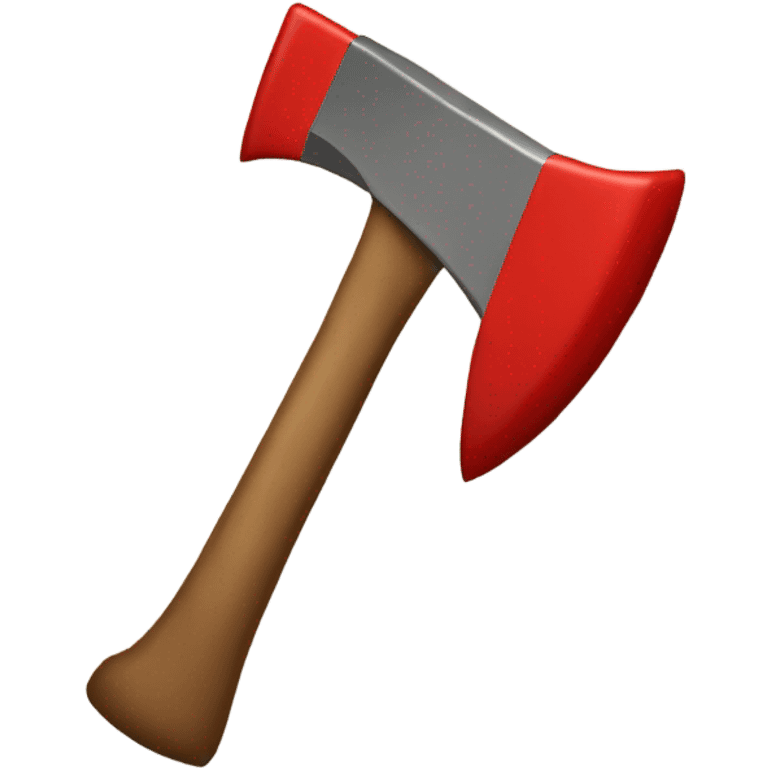 cute axe with red bow emoji