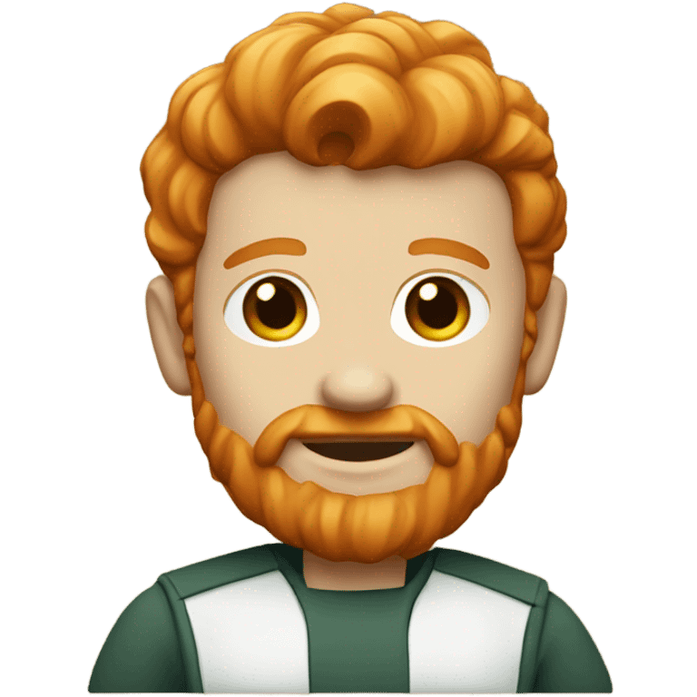 Ginger and white pocket staff emoji