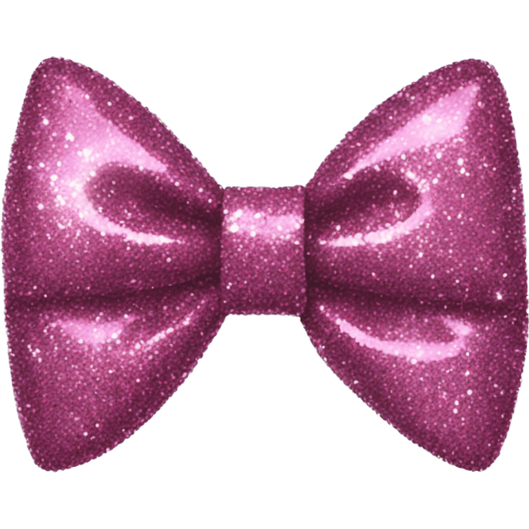 Glitter bow emoji