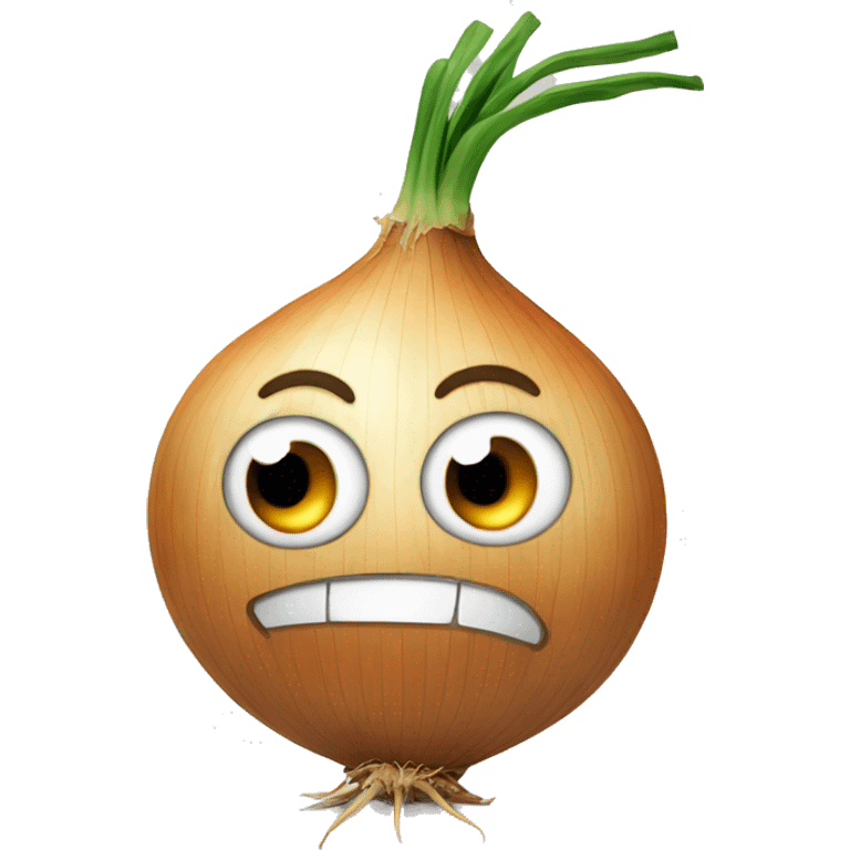 onion cartoon character  emoji