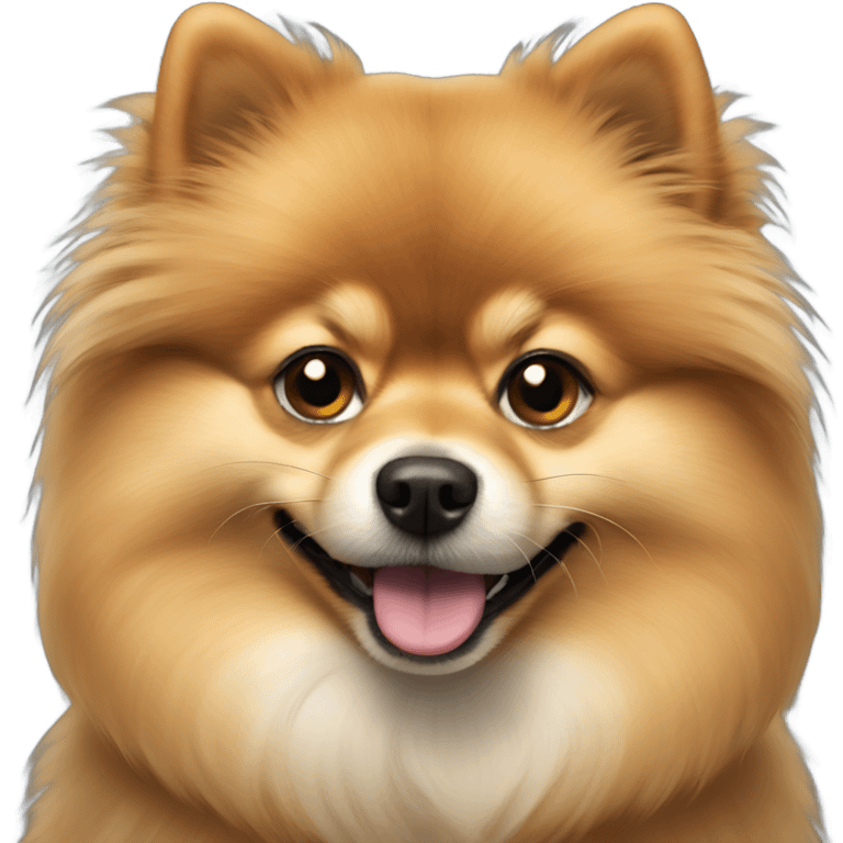 The Pomeranian emoji