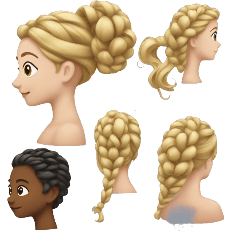 French hair twist emoji