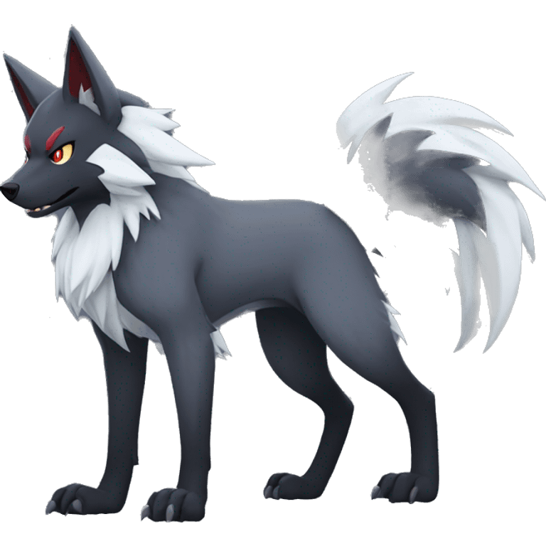 Zoroark-Mightyena full body emoji