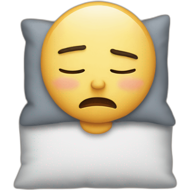 sleepy person emoji