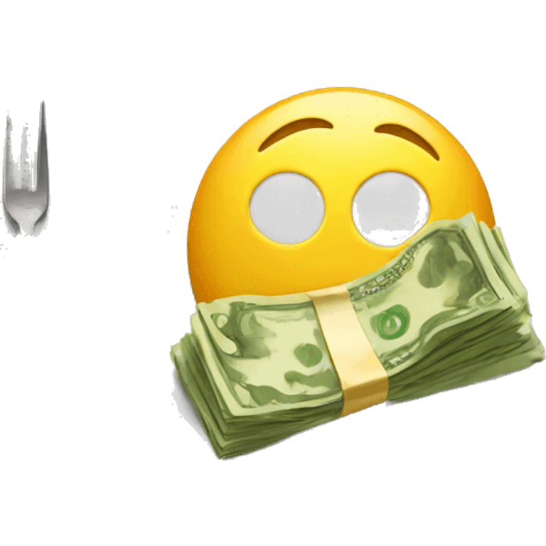 money on plate emoji