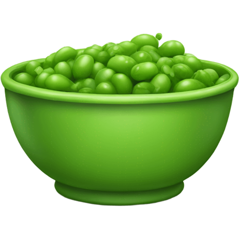 Peas in a bowl of applesauce emoji