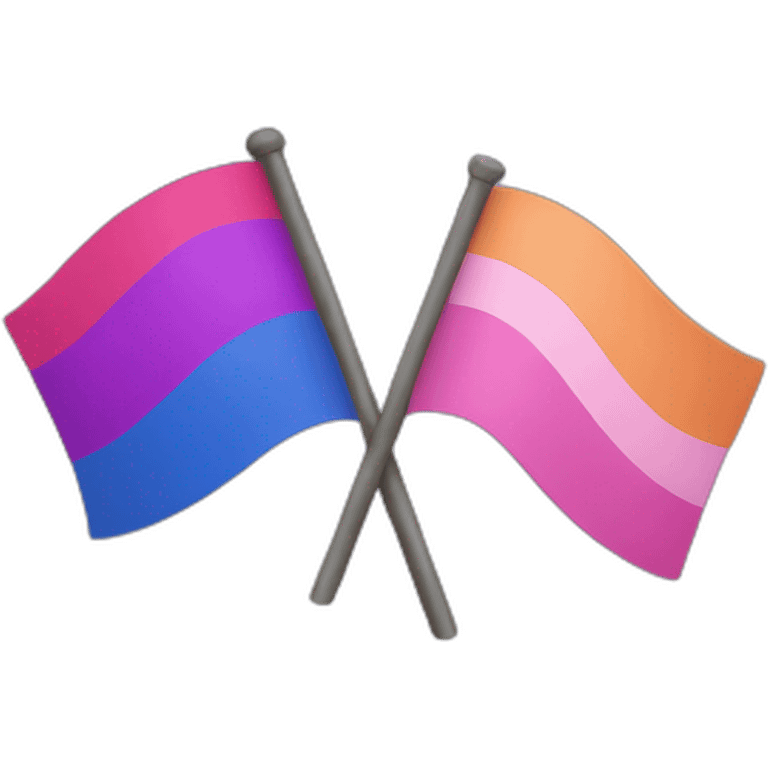 Bi flag emoji