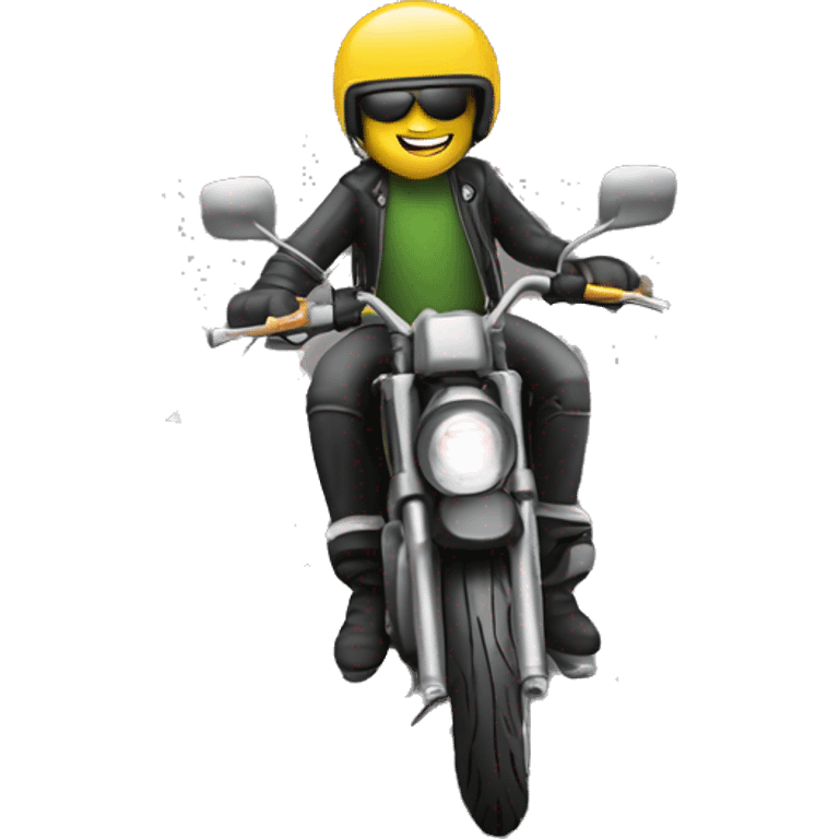 Moto on a Road emoji