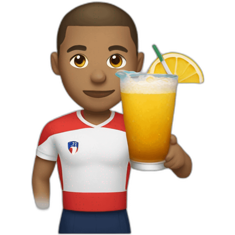 Mbappe drink emoji