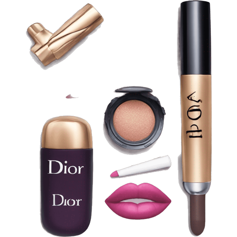 dior makeup emoji