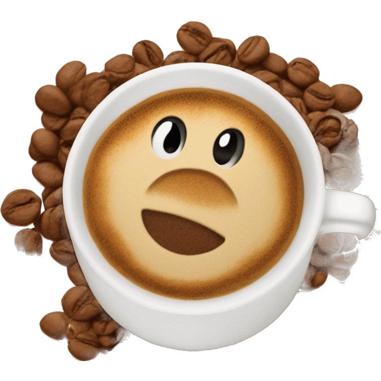 a capuccino ratcha emoji