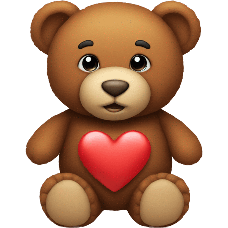 Teddy mit herz emoji