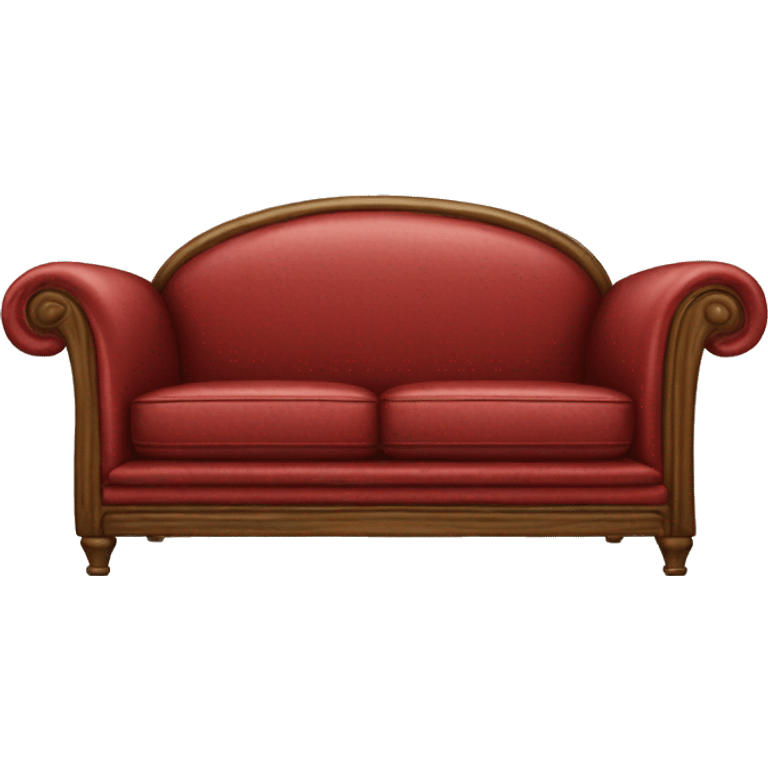 realistic Christmas sofa emoji