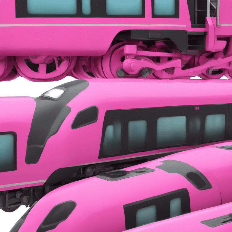 Pink train emoji