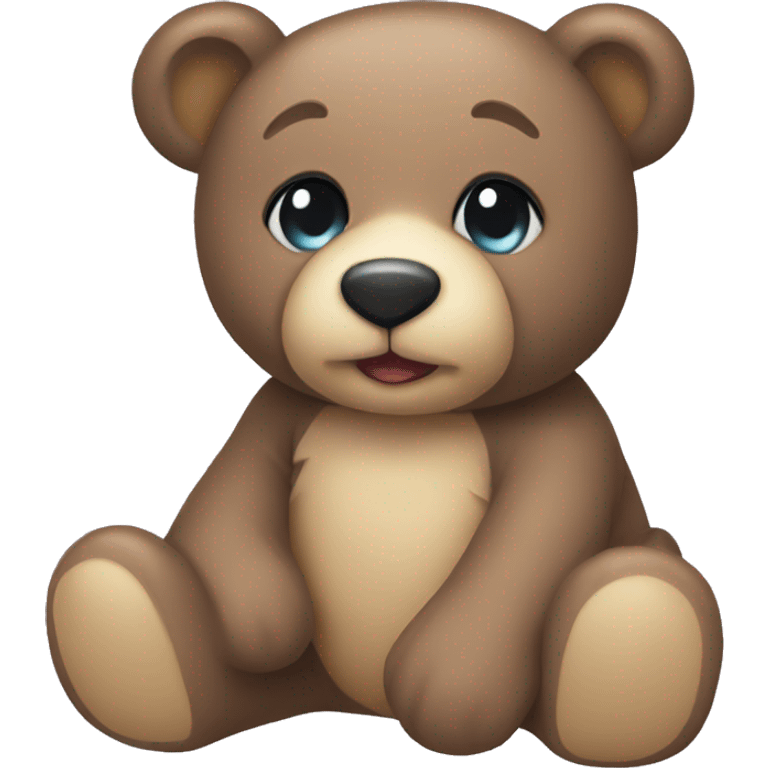 Rainbow teddy bear emoji emoji