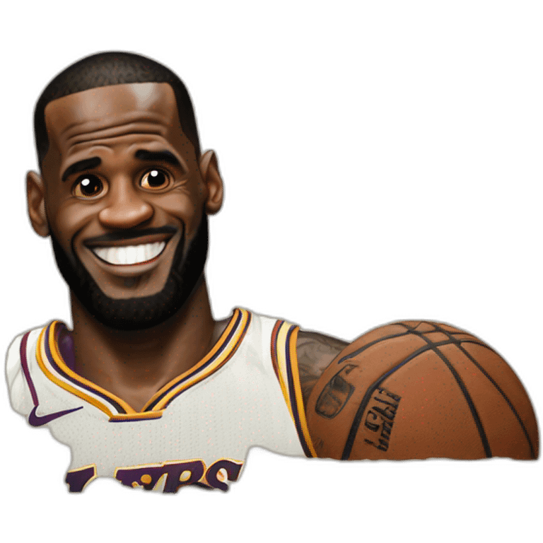 Lebron james funking emoji