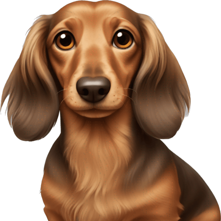 longhaired dachshund emoji