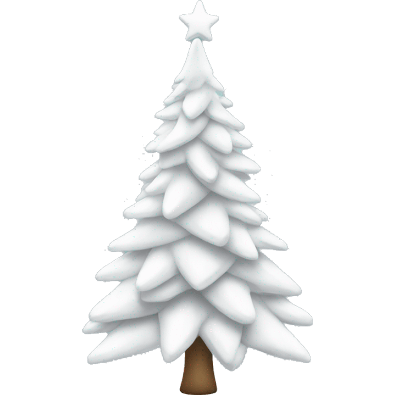 White christmas tree  emoji