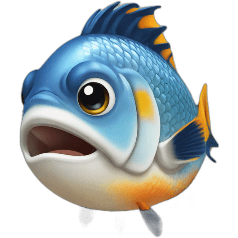 crosbreed of fish and bird emoji