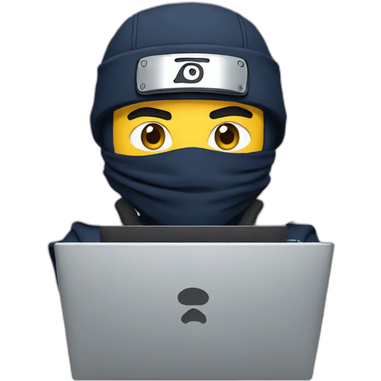 Naruto with computer emoji