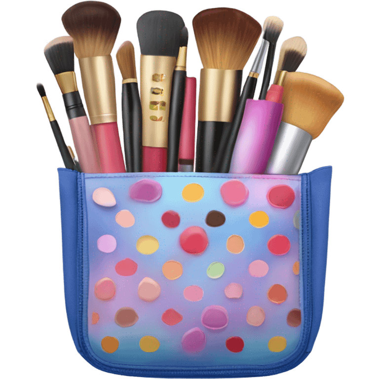 girl makeup bag emoji