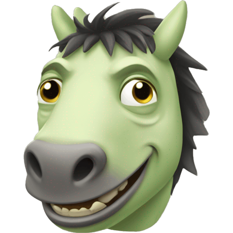 sherk con el burro emoji