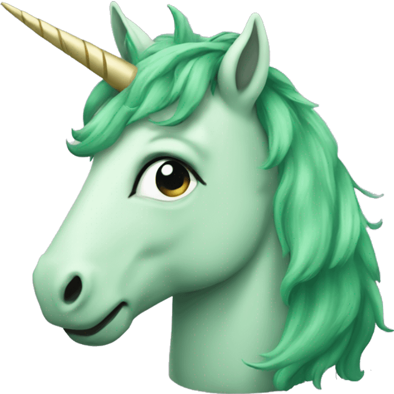 Green Unicorn complete emoji