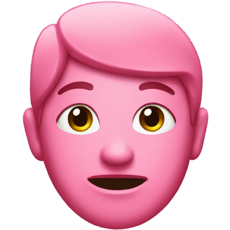 T-shirt with pink face emoji