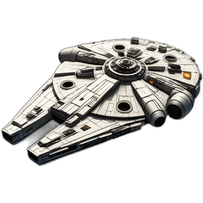 millennium falcon in space emoji