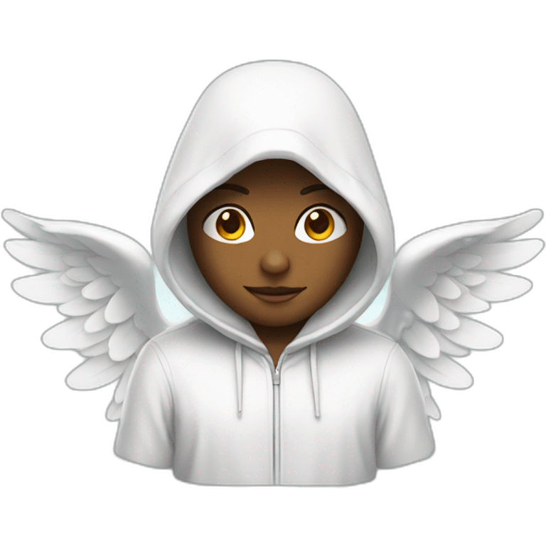 angel with hood halo emoji