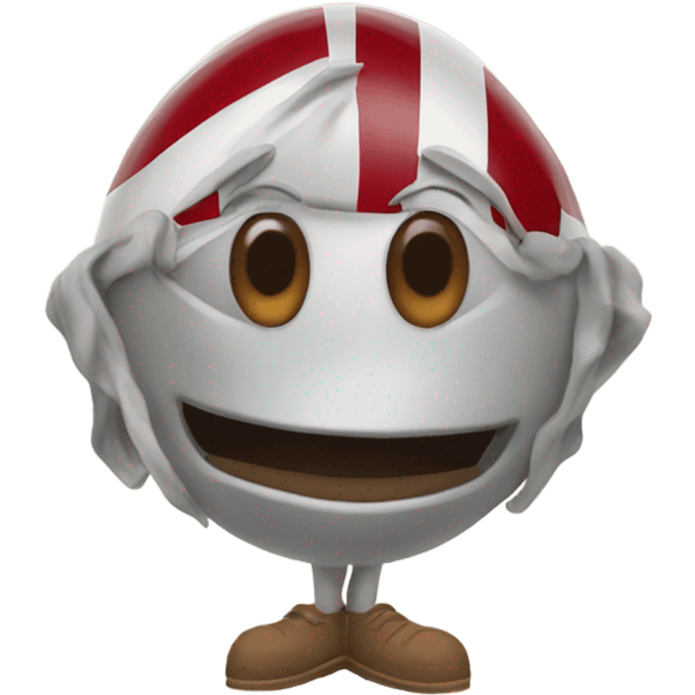 Happy buckeye emoji