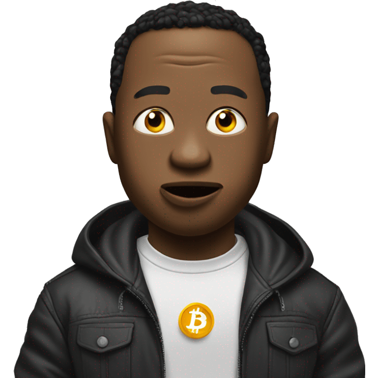 Musk eating bitcoin emoji