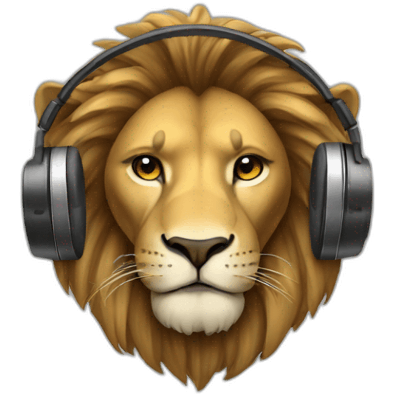 Dj lion emoji