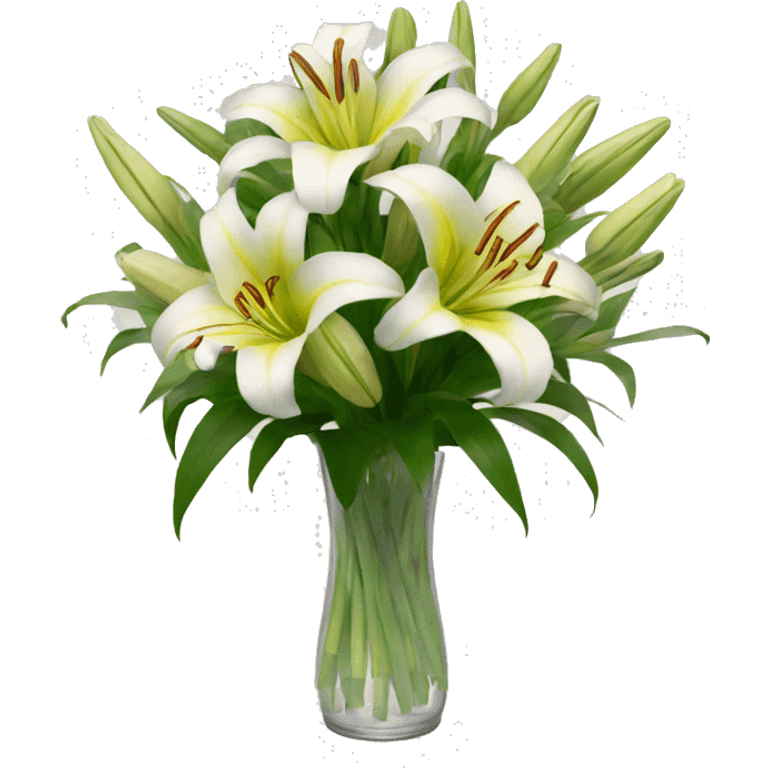 Bouquet of lilies emoji